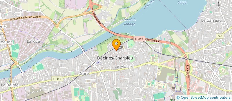 localisation de l'entreprise MONSIEUR MAKHLOUF HADJ-AZZAME  DECINES-CHARPIEU