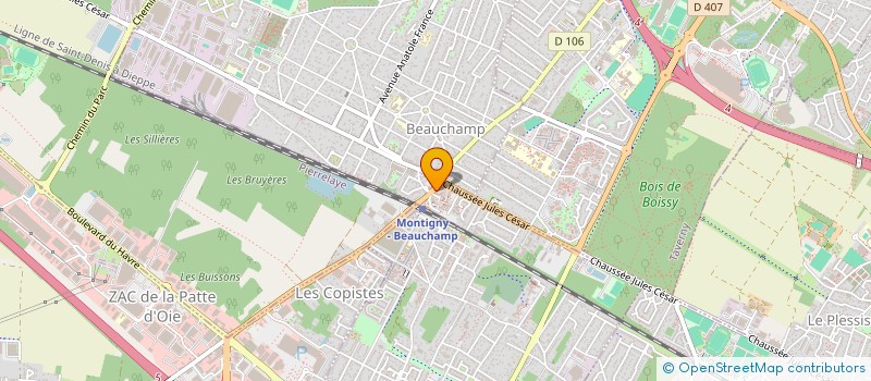 localisation de l'entreprise MONSIEUR MAKHLOUF LABED  BEAUCHAMP