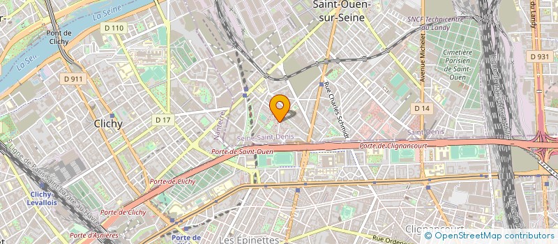 localisation de l'entreprise MONSIEUR MAKHLOUF LEHAD à CLICHY