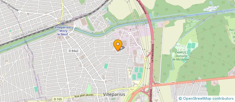 localisation de l'entreprise MONSIEUR MAKHLOUF RAHMANI  VILLEPARISIS