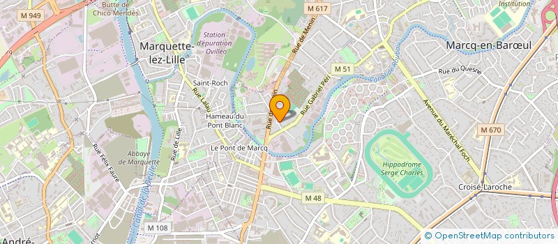 localisation de l'entreprise MONSIEUR MAKHLOUF SADOUNI à LILLE