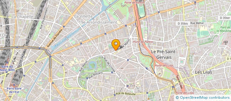 localisation de l'entreprise MONSIEUR MAKHLOUF TEFAT  PARIS