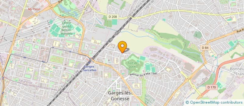 localisation de l'entreprise MONSIEUR MAKHLOUF ZEHOUANE  GARGES-LES-GONESSE