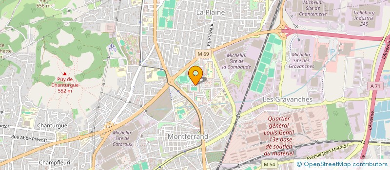 localisation de l'entreprise MONSIEUR MAKHMUD DAUDOV  CLERMONT-FERRAND