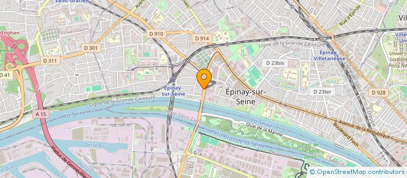 localisation de l'entreprise MONSIEUR MAKHTAR CISSE  EPINAY SUR SEINE