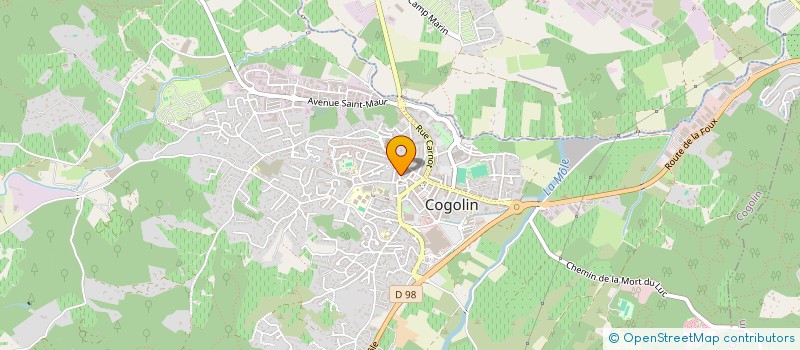 localisation de l'entreprise MONSIEUR MAKKI BEN HAJ ALI à COGOLIN