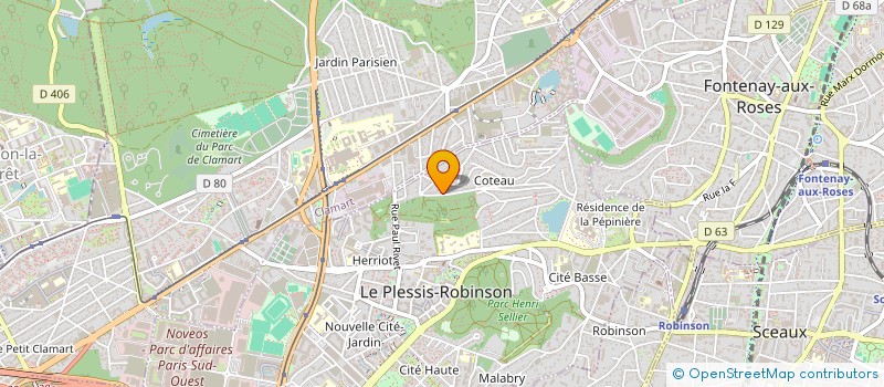localisation de l'entreprise MONSIEUR MAKLOUF EZAOUI à LE PLESSIS-ROBINSON
