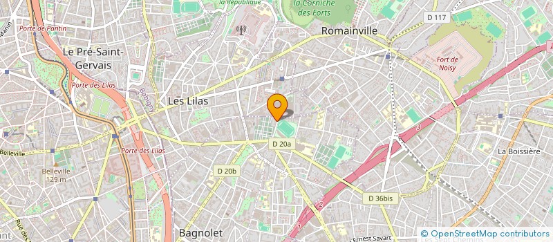 localisation de l'entreprise MONSIEUR MAKLOUF HIMI à BAGNOLET