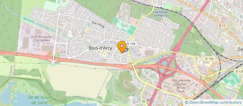 localisation de l'entreprise MONSIEUR MAKLOUF LAKROUZ  BOIS-D'ARCY