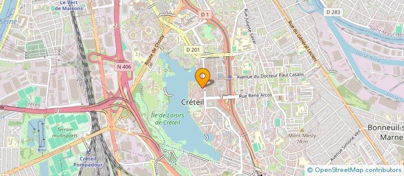 localisation de l'entreprise MONSIEUR MAKLOUF SADOUN  CRETEIL