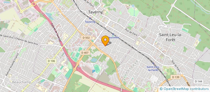 localisation de l'entreprise MONSIEUR MAKOTO TAKEMURA  TAVERNY