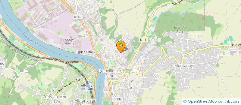 localisation de l'entreprise MONSIEUR MAKRAM BACCOUCHE  NEUVILLE-SUR-SAONE