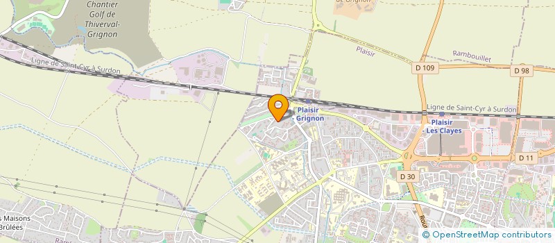 localisation de l'entreprise MONSIEUR MAKRAM BEN SALAH  PLAISIR