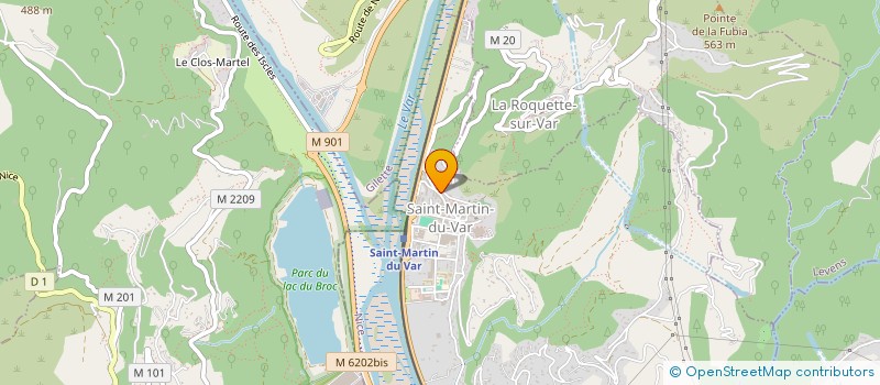 localisation de l'entreprise MONSIEUR MAKRAM BENSAID  SAINT-MARTIN-DU-VAR