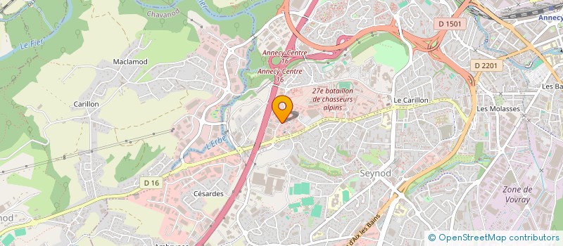 localisation de l'entreprise MONSIEUR MAKRAM HAMDI à ANNECY