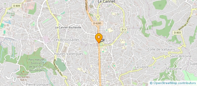 localisation de l'entreprise MONSIEUR MAKRAM HASSINE à LE CANNET