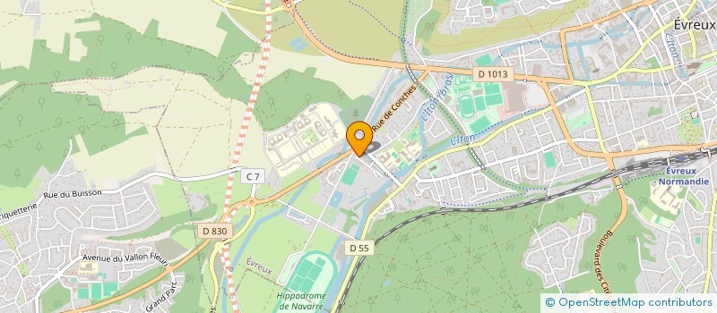 localisation de l'entreprise MONSIEUR MAKRAM HEMANDI  EVREUX