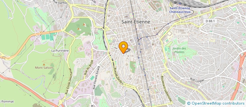 localisation de l'entreprise MONSIEUR MAKRAM LAHDHIRI  SAINT-ETIENNE