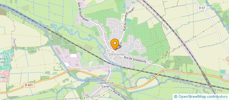 localisation de l'entreprise MONSIEUR MAKRAM LOUSSAIEF  DETTWILLER