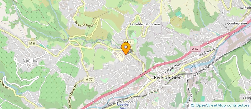 localisation de l'entreprise MONSIEUR MAKRAM MZOUGHI à RIVE-DE-GIER