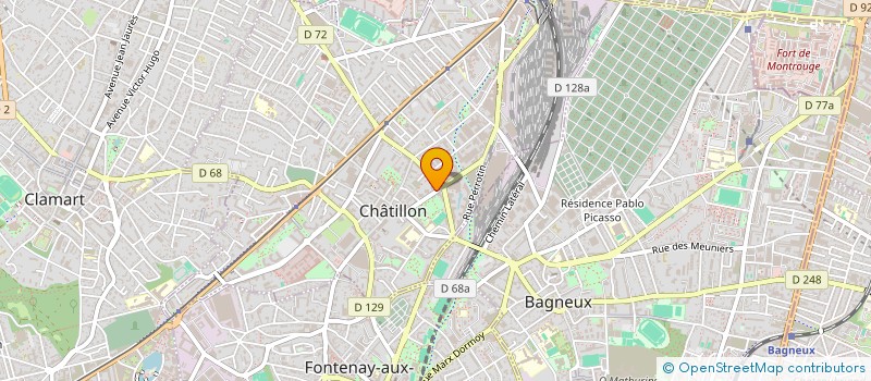 localisation de l'entreprise MONSIEUR MAKRAM SADOUK à CHATILLON