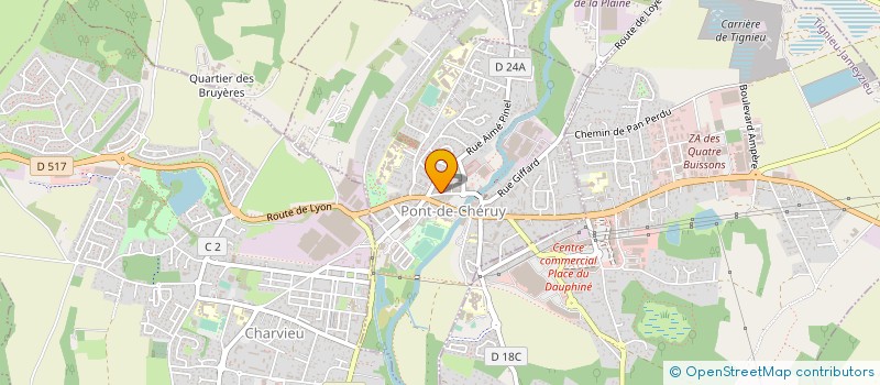 localisation de l'entreprise MONSIEUR MAKRAM YACOUBI  PONT-DE-CHERUY