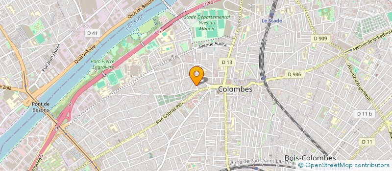 localisation de l'entreprise MONSIEUR MAKREM GUABTENI à COLOMBES