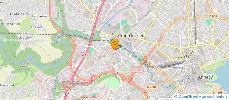 localisation de l'entreprise MONSIEUR MAKREM LOUHICHI à ANNECY