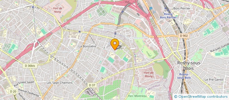 localisation de l'entreprise MONSIEUR MAKSEN BOUDRAA  MONTREUIL