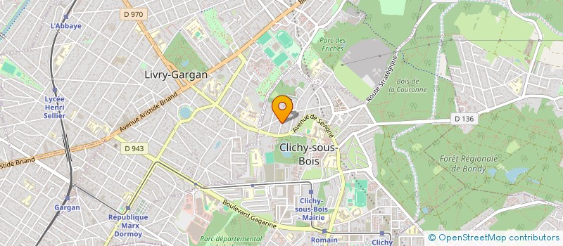 localisation de l'entreprise MONSIEUR MAKSIM KOJCIC à CLICHY-SOUS-BOIS