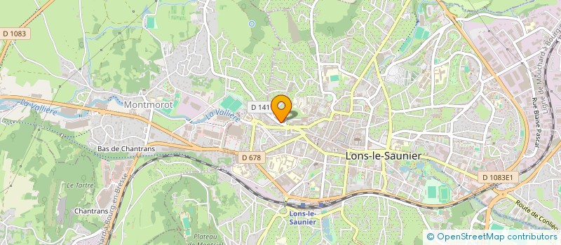 localisation de l'entreprise MONSIEUR MAKSIM LE COAT à LONS-LE-SAUNIER