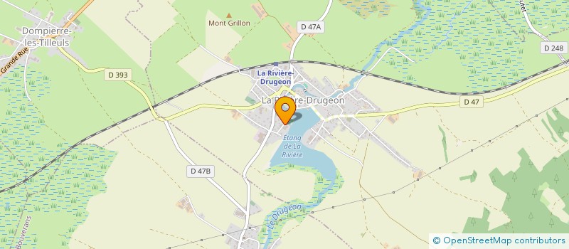 localisation de l'entreprise MONSIEUR MAKSIS ROMANZINI  LA RIVIERE-DRUGEON