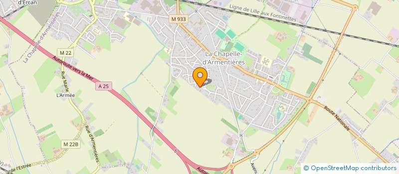 localisation de l'entreprise MONSIEUR MAKSYM DASHKOV  LA CHAPELLE-D'ARMENTIERES