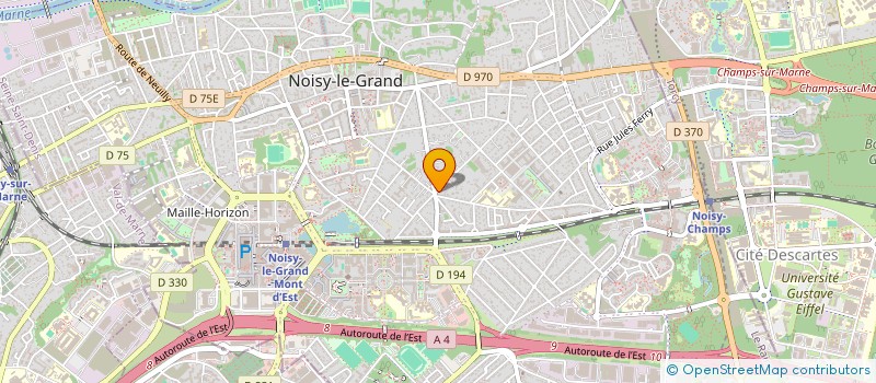 localisation de l'entreprise MONSIEUR MAKSYM DZHERDZH à NOISY-LE-GRAND