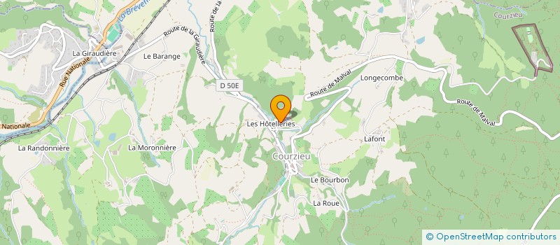 localisation de l'entreprise MONSIEUR MAKSYM SAVCHYSHYN  COURZIEU