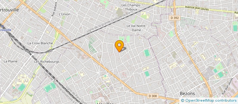 localisation de l'entreprise MONSIEUR MAKY MICHELET  HOUILLES