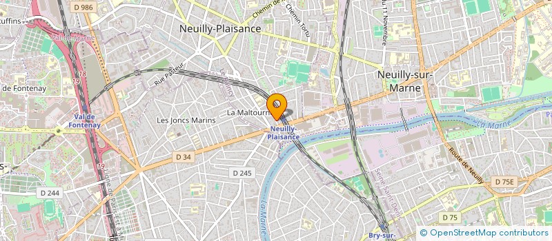 localisation de l'entreprise MONSIEUR MALACHI-TREMEUR MAHEO  NEUILLY-PLAISANCE