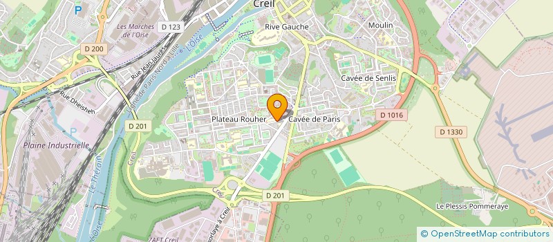 localisation de l'entreprise MONSIEUR MALAI MANTIMOVIC  CREIL