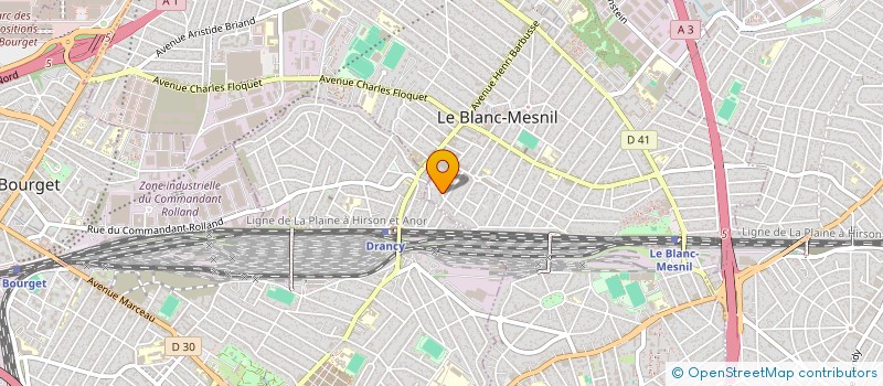 localisation de l'entreprise MONSIEUR MALAK AWAD à LE BLANC-MESNIL