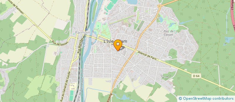 localisation de l'entreprise MONSIEUR MALAKY WINTERSTEIN  L'ISLE-ADAM