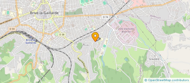 localisation de l'entreprise MONSIEUR MALAMATAGATA TAMEHA à BRIVE-LA-GAILLARDE