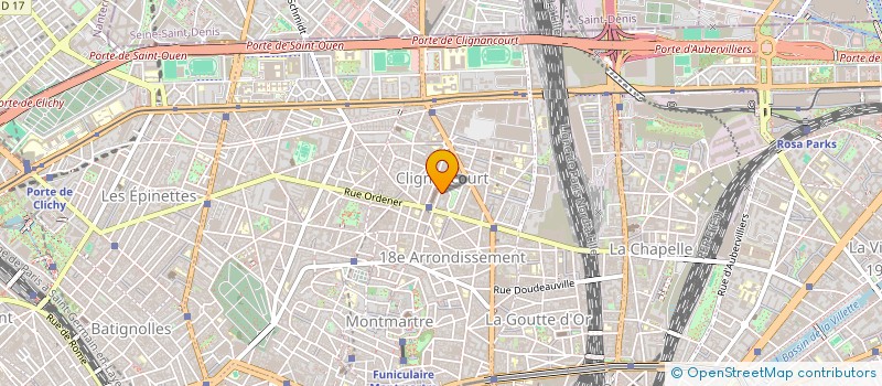 localisation de l'entreprise MONSIEUR MALAMINE MARA  PARIS