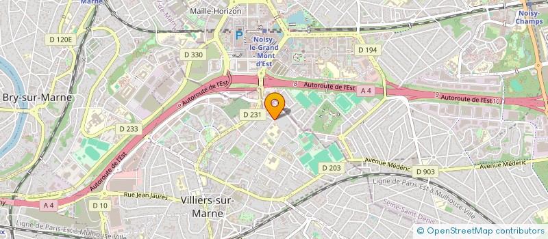 localisation de l'entreprise MONSIEUR MALAMINE TOUNKARA à VILLIERS-SUR-MARNE