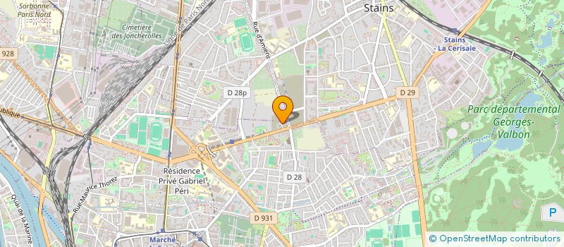 localisation de l'entreprise MONSIEUR MALAMINE TRAORE à SAINT-DENIS