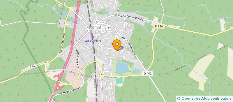 localisation de l'entreprise MONSIEUR MALANG SANE  ONESSE-LAHARIE