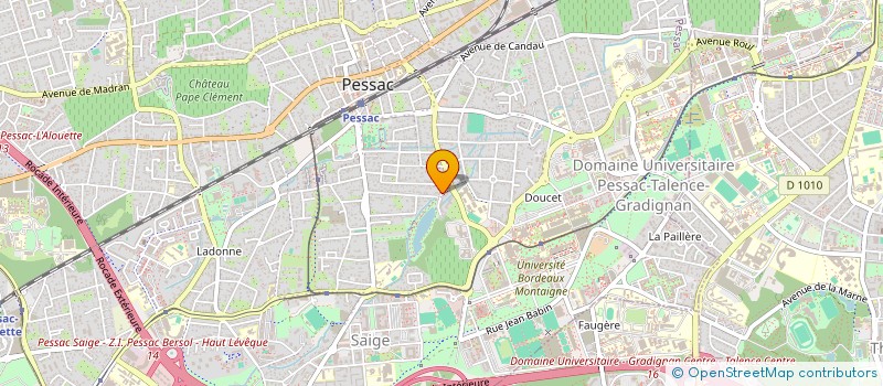 localisation de l'entreprise MONSIEUR MALAURY DUTOUR à PESSAC
