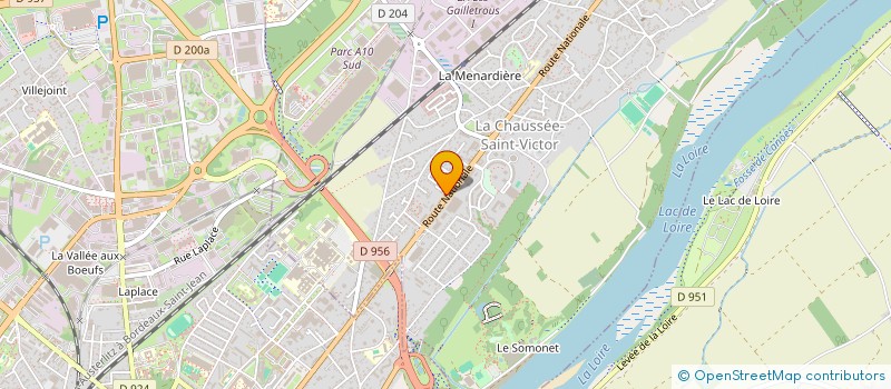 localisation de l'entreprise MONSIEUR MALAURY HUON  LA CHAUSSEE-SAINT-VICTOR