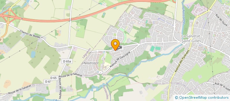localisation de l'entreprise MONSIEUR MALCOLM ABDOU  LA SALVETAT-SAINT-GILLES