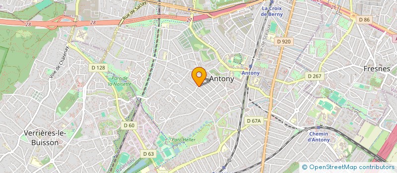 localisation de l'entreprise MONSIEUR MALCOLM BUCKLE à ANTONY