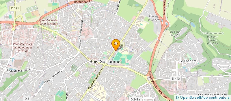 localisation de l'entreprise MONSIEUR MALCOLM CALMO à BOIS-GUILLAUME